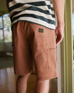 RVCA Shorts / Hybrids>AMERICANA 17" CARPENTER SHORTS