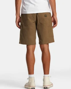 RVCA Shorts / Hybrids>AMERICANA 17" CARPENTER SHORTS