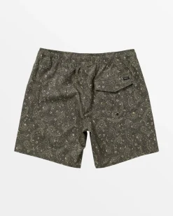 RVCA Boardshorts / Trunks|16"-17" Outseam>ATLAS ELASTIC WAIST 17" BOARDSHORTS