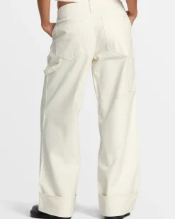 Women RVCA Pants>BACK BAY RELAXED FIT PANTS