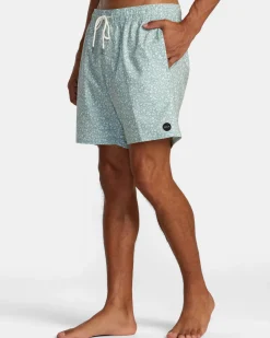 RVCA Boardshorts / Trunks|16"-17" Outseam>BARNES ELASTIC WAIST 17" BOARDSHORTS