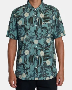 RVCA Shirts / Flannels>BOTANICAL SHORT SLEEVE SHIRT