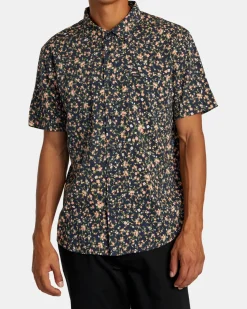 RVCA Shirts / Flannels>BOTANICAL SHORT SLEEVE SHIRT