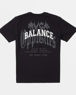 BOY RVCA Tees / Tanks>BOYS METALURGY SHORT SLEEVE TEE
