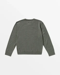 BOY RVCA Shirts / Flannels>BOYS SLOWDIVE CREW SWEATER