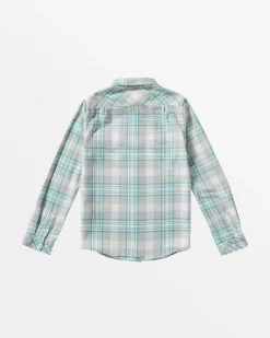 BOY RVCA Shirts / Flannels>BOYS THAT'LL WORK FLANNEL LONG SLEEVE SHIRT