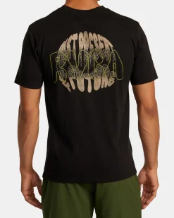 RVCA Workout Shirts|Tees / Tanks>BUBBLE PRINT SHORT SLEEVE TEE