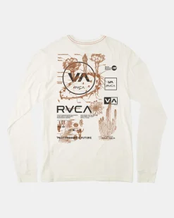 RVCA Tees / Tanks>CACTUSCEA LONG SLEEVE TEE