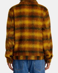 RVCA Jackets|Shirts / Flannels>CHAINMAIL ZIP FLANNEL