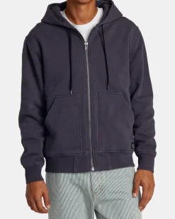 RVCA Hoodies / Sweatshirts>CHAINMAIL ZIP-UP HOODED SWEATSHIRT