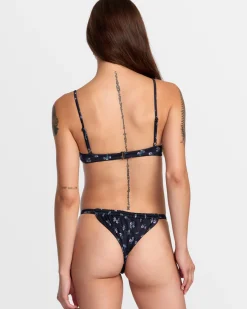 Women RVCA Bikini Bottoms|Bikini Bottoms>CONTEMPO DOUBLE STRAP SKIMPY BIKINI BOTTOMS