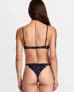 Women RVCA Bikini Tops|Bikini Tops>CONTEMPO V-WIRE BRALETTE BIKINI TOP