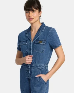 Women RVCA Denim|Dresses / Rompers><noscript><img width=