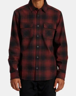 RVCA Shirts / Flannels>DAYSHIFT FLANNEL LONG SLEEVE TOP