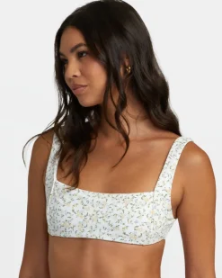 Women RVCA Bikini Tops|Bikini Tops>DITSY TANK BIKINI TOP