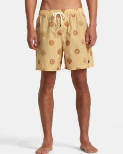 RVCA Shorts / Hybrids>ENDLESS 17" ELASTIC WAIST SHORTS