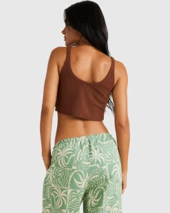 Women RVCA Tees / Tanks>EXOTICA SCOOPED TANK