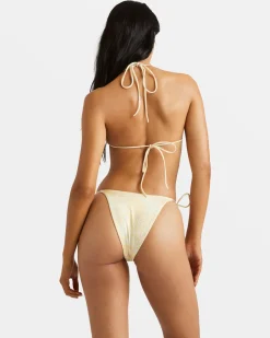 Women RVCA Bikini Bottoms|Bikini Bottoms>FLORAL COLLAGE MEDIUM TIE SIDE BIKINI BOTTOMS