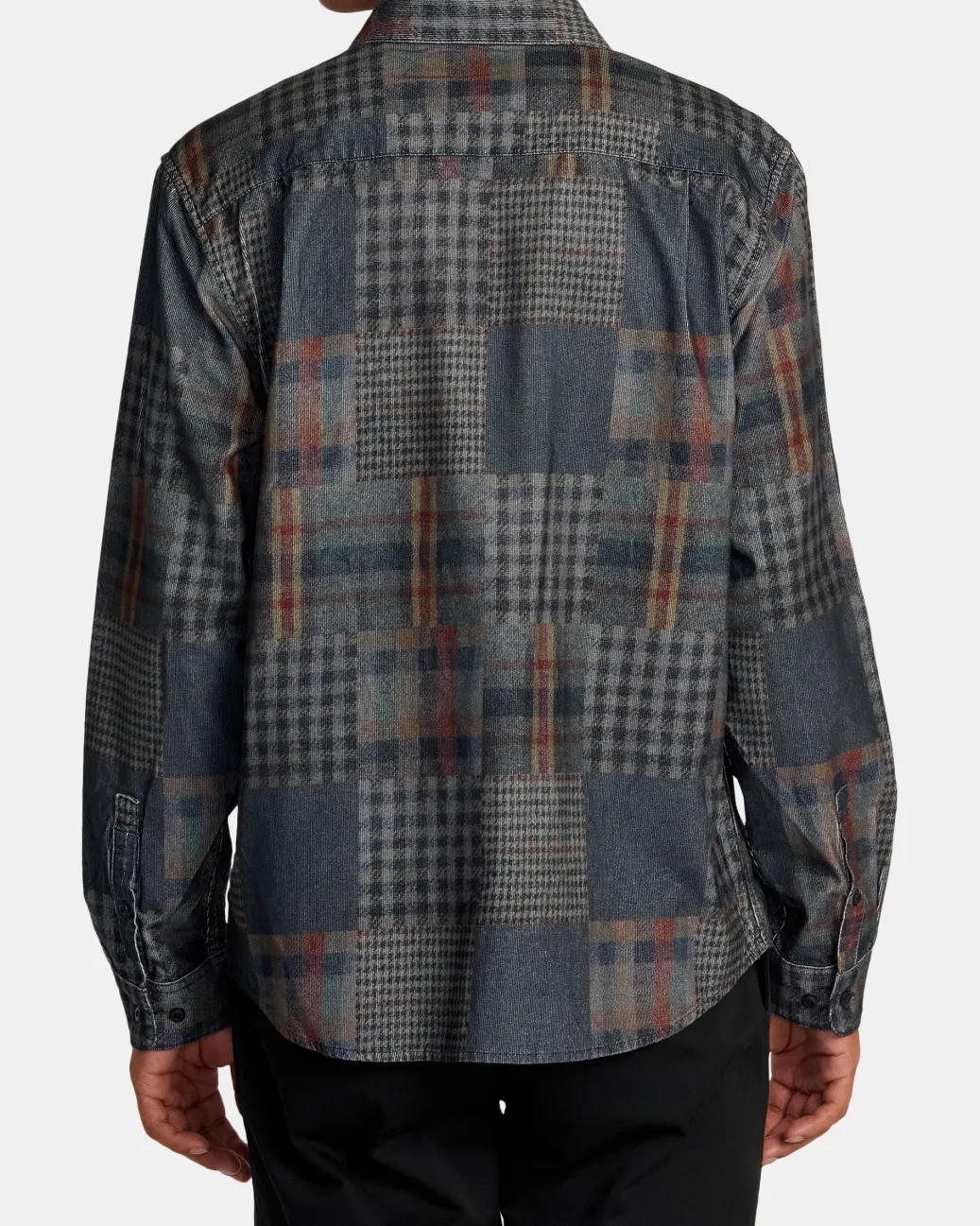 RVCA Shirts / Flannels>FREEMAN CORD PRINT LONG SLEEVE SHIRT