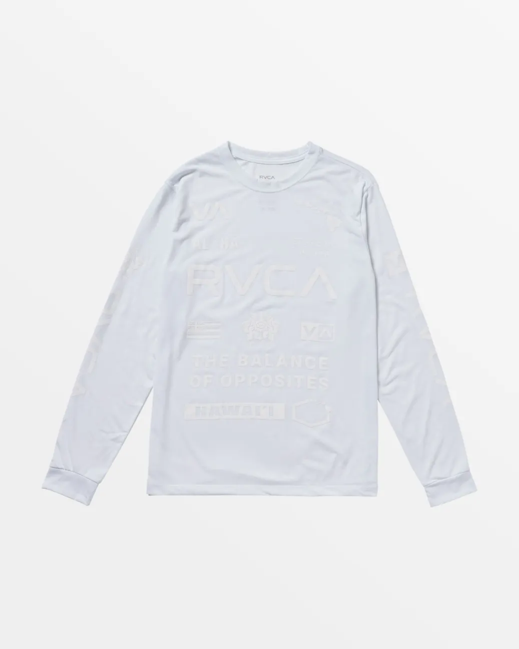 RVCA Workout Shirts|Tees / Tanks>HAWAII ALL BRAND SPORT TECH LONG SLEEVE TEE