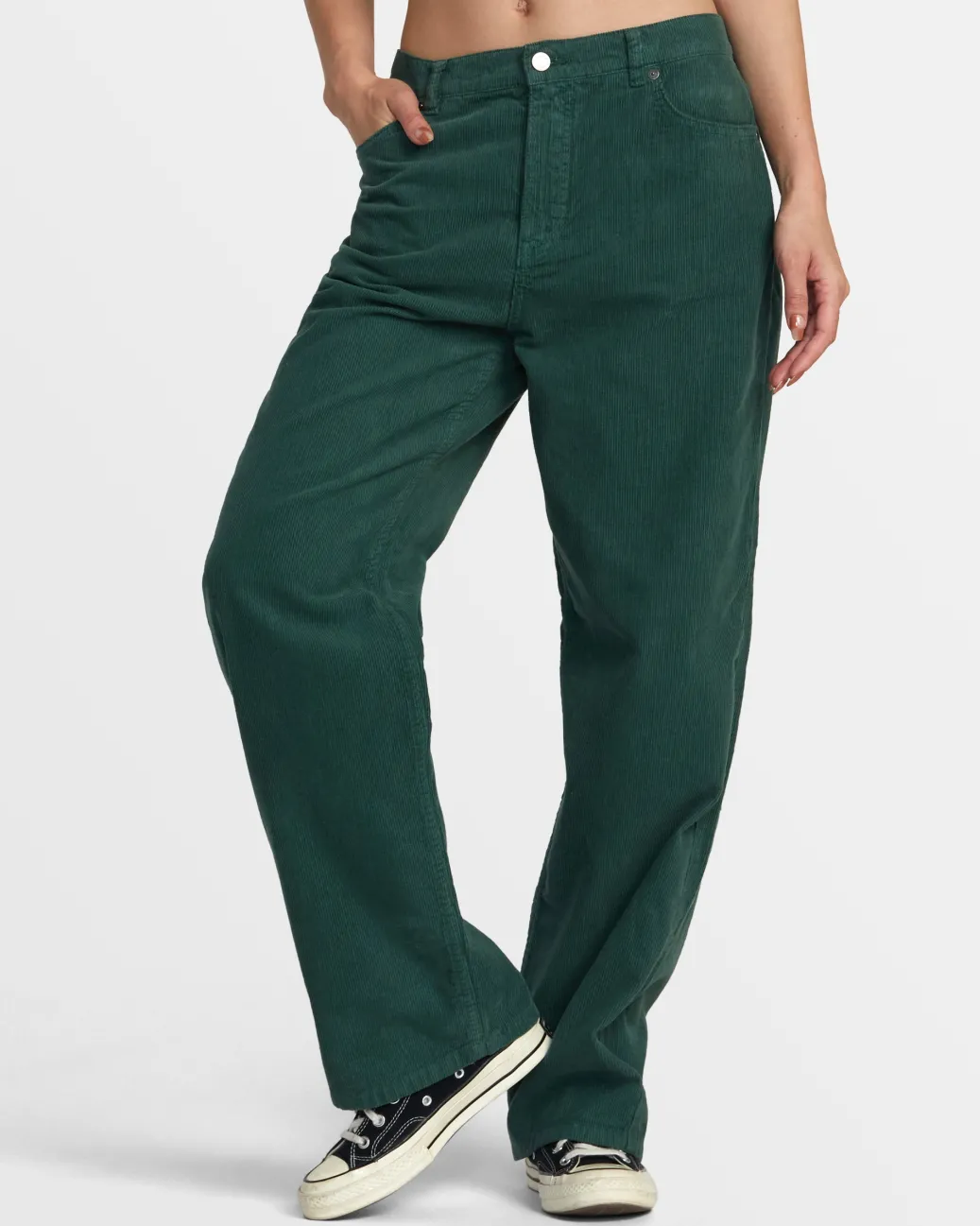Women RVCA Pants>HERITAGE CORDUROY WIDE LEG PANTS