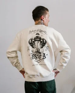 RVCA Hoodies / Sweatshirts>INVISIBLE MAN CREWNECK SWEATSHIRT