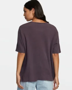 Women RVCA Tees / Tanks>IVY LEAGUE TEE