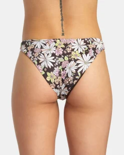 Women RVCA Bikini Bottoms|Bikini Bottoms>LEMONADE MEDIUM BIKINI BOTTOMS