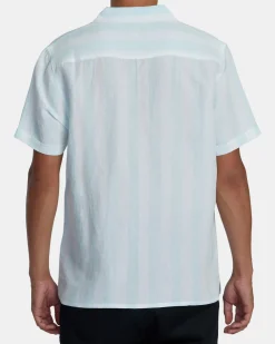 RVCA Shirts / Flannels>LOVE STRIPE SHORT SLEEVE SHIRT
