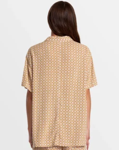 Women RVCA Cover Ups|Cover Ups>LUNA COVERUP TOP