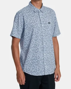 RVCA Shirts / Flannels>MICRO GARDEN SHORT SLEEVE SHIRT
