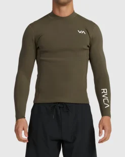 RVCA Neoprene Tops>2MM BALANCE BACK ZIP WETSUIT JACKET