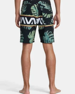 RVCA Boardshorts / Trunks|18"-19" Outseam>OBLOW HAWAII BANDED BOARDSHORTS 18''