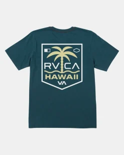 RVCA Tees / Tanks>PALM SHIELD TEE