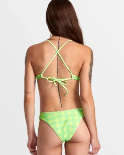 Women RVCA Bikini Tops|Bikini Tops>PICNIC CROSSBACK TRIANGLE BIKINI TOP