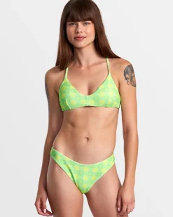 Women RVCA Bikini Bottoms|Bikini Bottoms>PICNIC HIGH LEG FRENCH BIKINI BOTTOMS