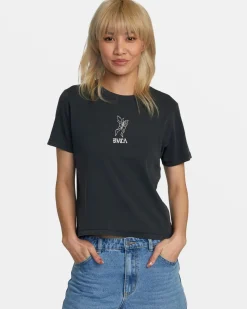 Women RVCA Tees / Tanks>PIXIE DAILY TEE