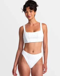 Women RVCA Bikini Tops|Bikini Tops>POINTE CORSET BIKINI TOP