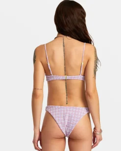 Women RVCA Bikini Tops|Bikini Tops>PREPPED V-WIRE BRALETTE BIKINI TOP