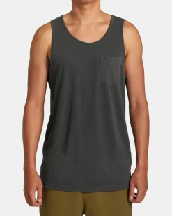 RVCA Tees / Tanks>PTC PIGMENT TANK TEE