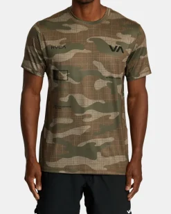 RVCA Workout Shirts|Tees / Tanks>RADIATE SPORT VENT TEE