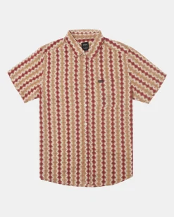 RVCA Shirts / Flannels>SHIMA GAUZE SHORT SLEEVE SHIRT
