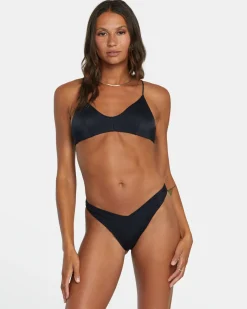 Women RVCA Bikini Bottoms|Bikini Bottoms>SOLID MEDIUM BIKINI BOTTOMS