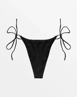 Women RVCA Bikini Bottoms|Bikini Bottoms>SOLID SKIMPY TIE SIDE BIKINI BOTTOMS