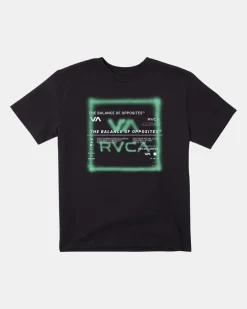 RVCA Tees / Tanks>SPRAY TEXT TEE