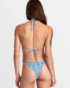 Women RVCA Bikini Tops|Bikini Tops>SPRINKLES HALTER TRIANGLE BIKINI TOP