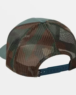 RVCA Hats / Beanies>VA ALL THE WAY CURVED BRIM TRUCKER HAT