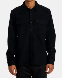 RVCA Shirts / Flannels>VA CPO LONG SLEEVE FLANNEL SHIRT