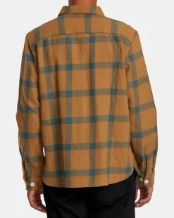 RVCA Shirts / Flannels>VA CPO LONG SLEEVE FLANNEL SHIRT