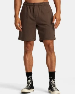 RVCA Athletic Shorts|Athletic Shorts>VA ESSENTIAL 18" SWEAT SHORTS
